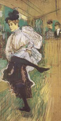 Henri de toulouse-lautrec Jane Avril Dancing (mk09) oil painting image